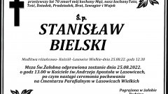 Zmarł Stanisław Bielski. Miał 70 lat.