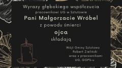 Kondolencje Wójta Gminy Sztutowo wraz z pracownikami.