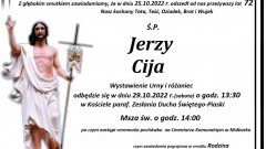 Zmarł Jerzy Cija. Miał 72 lata.