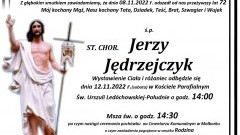 Zmarł Jerzy Jędrzejczyk. Żył 72 lata.