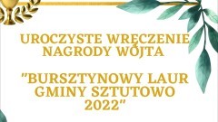 Gmina Sztutowo. Bursztynowy Laur 2022.