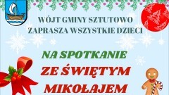 Gmina Sztutowo. Świąteczne spotkanie z Mikołajem.