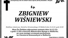 Zmarł Zbigniew Wiśniewski. Żył 64 lata.