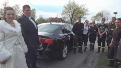 WEZWANIE DO POŻARU? FAŁSZYWY ALARM. TO ŻENIŁ SIĘ STRAŻAK - 25.04.2015