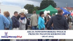 NOWY DWÓR GDAŃSKI – POLICJANCI WŁĄCZYLI SIĘ W KRYNICKĄ KAMPANIĘ PRZECIW  PIJANYM KIEROWCOM - 26.07.2015