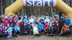 Kąty Rybackie. IV Jesienny rajd nordic walking w Krainie Kormoranów -  08.11.2015