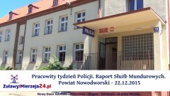  2 wypadki, 4 kolizje, 3 zabrane prawa jazdy, 108 interwencji. Raport Służb Mundurowych. Powiat Nowodworski - 22.12.2015