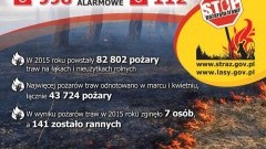 Co 6 minut strażacy wyjeżdżali do akcji gaśniczych. STOP pożarom traw! - 29.03.2016