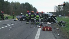 Tragiczne zderzenie na "berlince" S22. Nie żyją trzy osoby [wideo][foto] - 13.04.2016