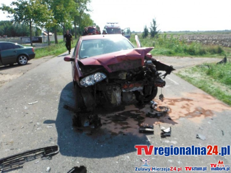 Popowo. Wypadek. Utrudnienia w ruchu. Zderzenie czołowe - 27.08.2016