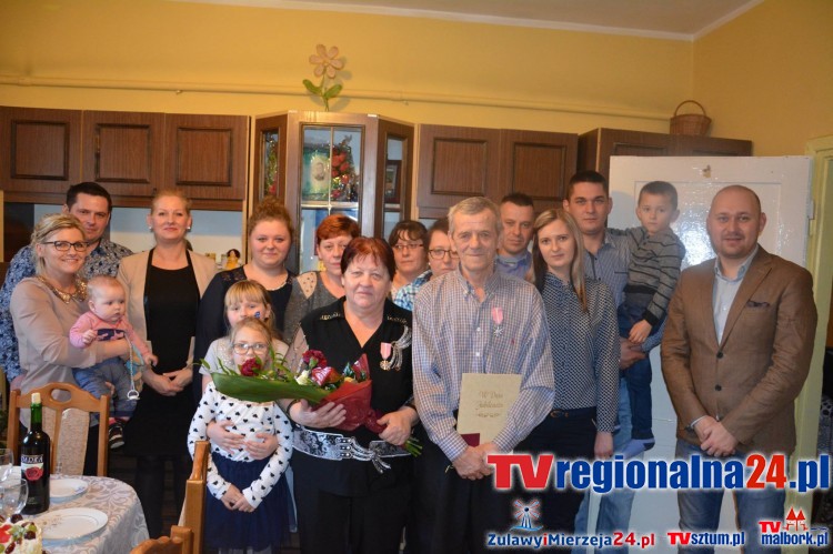 Nowy Dwór Gd. Bernadeta i Jan Palczewscy świętowali Złote Gody - 28.12.2016
