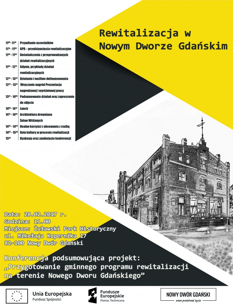 Gmina Nowy Dwór Gdański. Zapraszamy na konferencję ws. projektu Gminnego&#8230;
