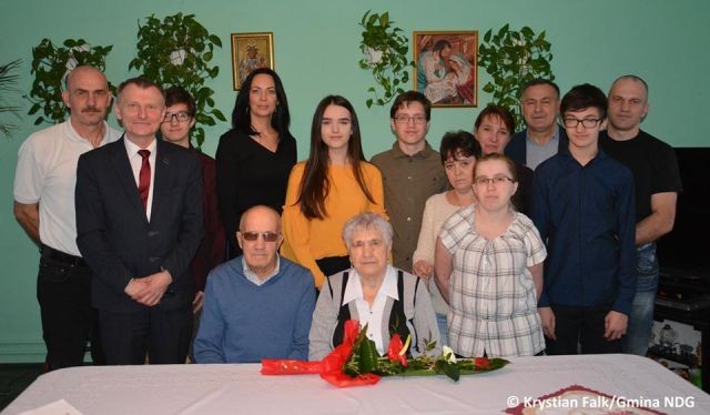 Gmina Nowy Dwór Gdański : Złote Gody Państwa Zuzanny i Jana Bajór&#8230;