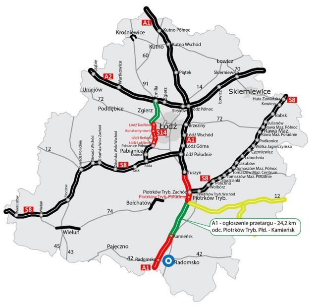 GDDKiA wybierze wykonawcę ostatniego odcinka autostrady A1.