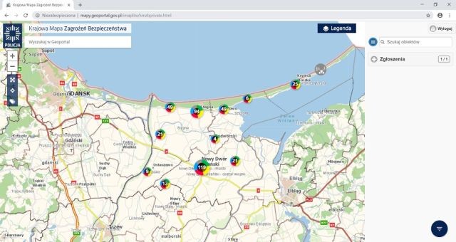 Najwięcej zgłoszeń dotyczy przekraczania prędkości. Krajowa Mapa&#8230;