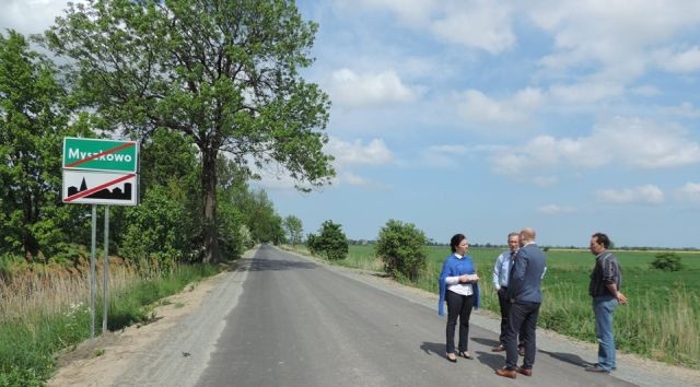 Rychnowo Żuławskie/ Myszewko (Myszewo) : Postęp prac przebudowy drogi&#8230;