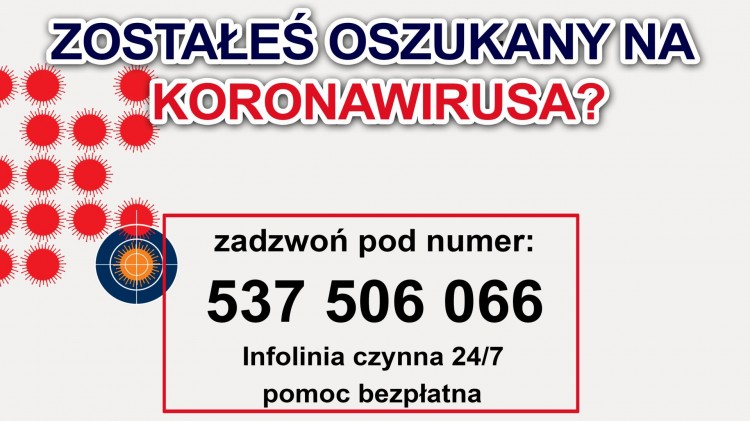 Zostałeś oszukany metodą „na koronawirusa”? W Punkcie Pomocy Osobom&#8230;