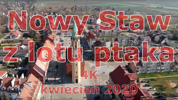 Nowy Staw w 4K z lotu ptaka. Zobacz wideo 