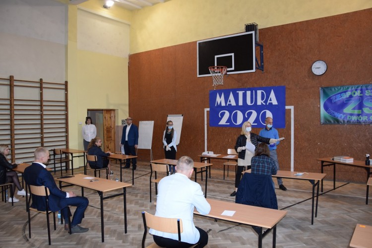 Matura 2020 w nowodworskim Zespole Szkół.