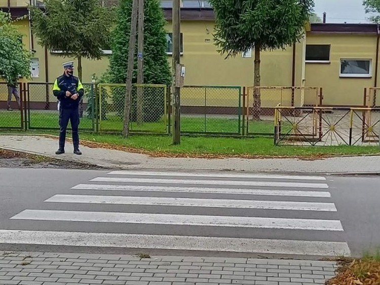 Policyjne działania „Bezpieczny pieszy” na terenie powiatu nowodworskiego.
