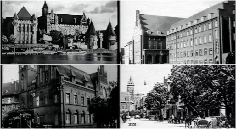 Malbork rok 1942. Zobacz unikatowy materiał wideo 