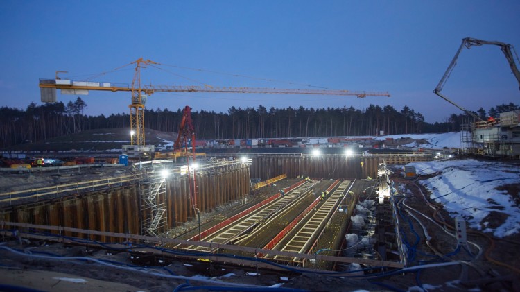 Przekop Mierzei Wiślanej. Pierwsze betonowanie na śluzie za nami