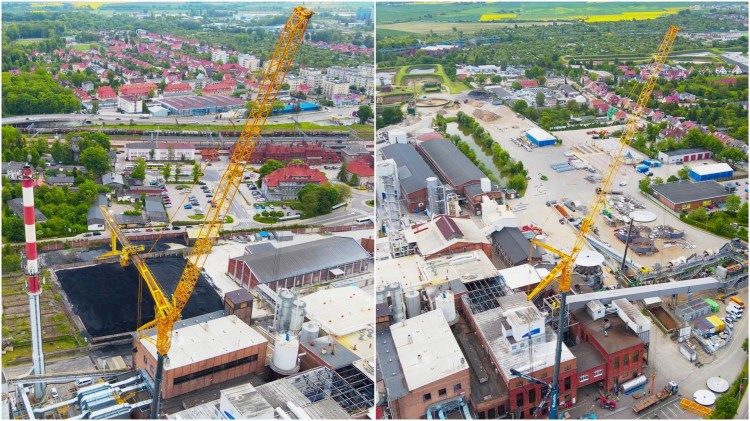 Malbork. Gigantyczny dźwig w centrum miasta. 60-milionowa inwestycja&#8230;