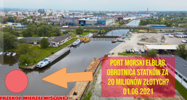 Port Morski w Elblągu. Obrotnica statków za 20 milionów złotych?
