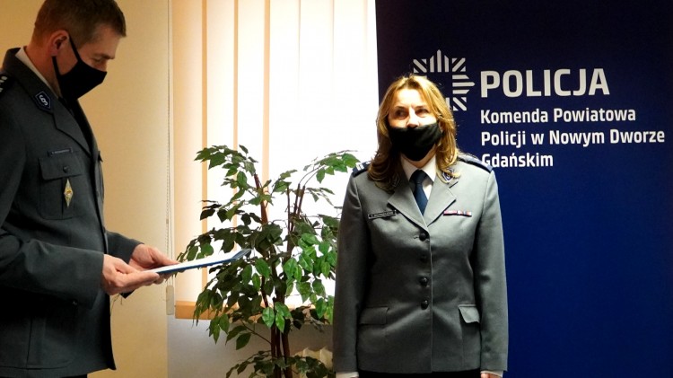 Nowy Dwór Gdański. Po 30 latach służby na emeryturę odeszła mł.&#8230;