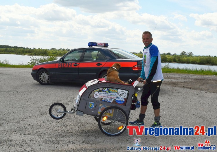 FRANCISZEK GOGÓŁ BIEGNIE PRZEZ POLSKĘ W OBRONIE PRAW ZWIERZĄT. TRASA&#8230;
