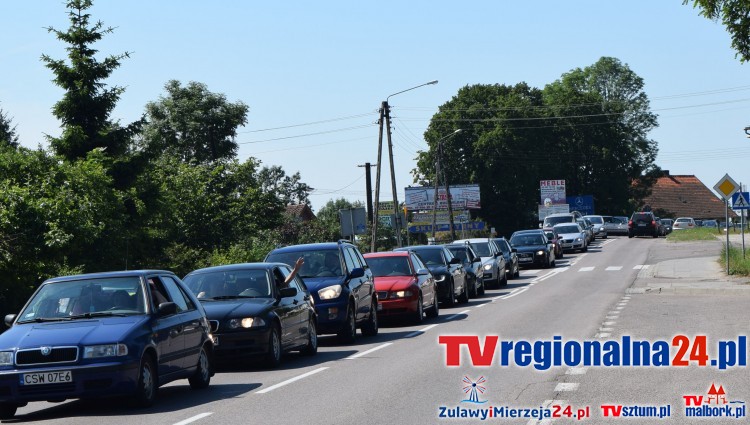 KOREK NA MIERZEJĘ. UTRUDNIENIA OD ELBLĄGA DO STEGNY - 04.07.2015