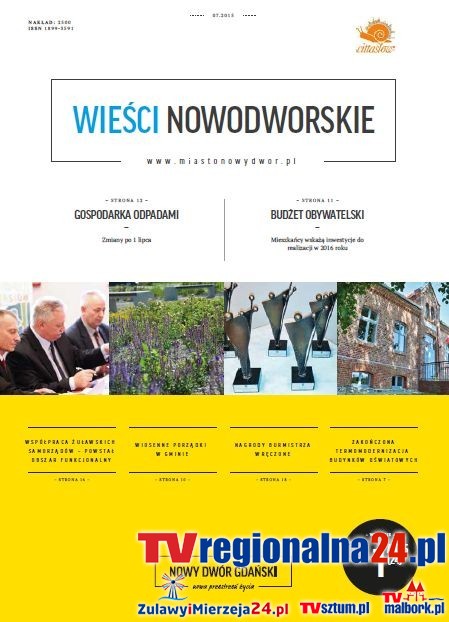 WIEŚĆI NOWODWORSKIE DLA MIESZKAŃCÓW. LIPIEC 2015