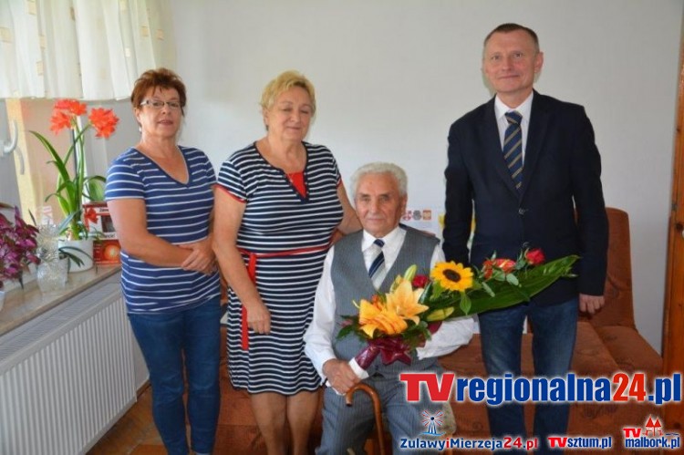 Marynowy. Jubileusz urodzinowy pana Wacława Jarmoszki - 17.09.2015