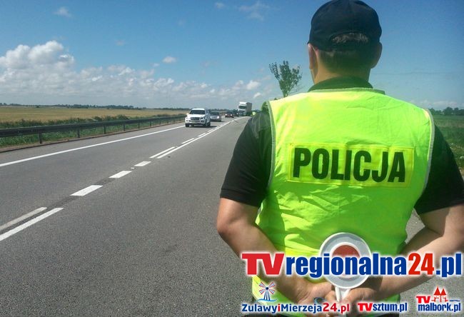 Nowy Dwór Gdański. Policjanci Ruchu Drogowego przypominają o przestrzeganiu&#8230;