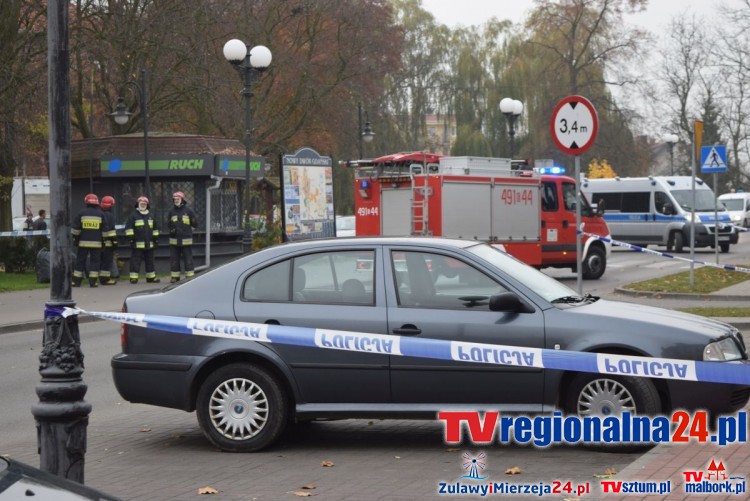 Nowy Dwór Gdański. Alarm bombowy. Ćwiczenia nowodworskiej policji -&#8230;