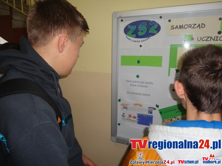 Nowy Dwór Gd. Dzień Praw Dziecka w Zespole Szkół nr 2 - 20.11.2015