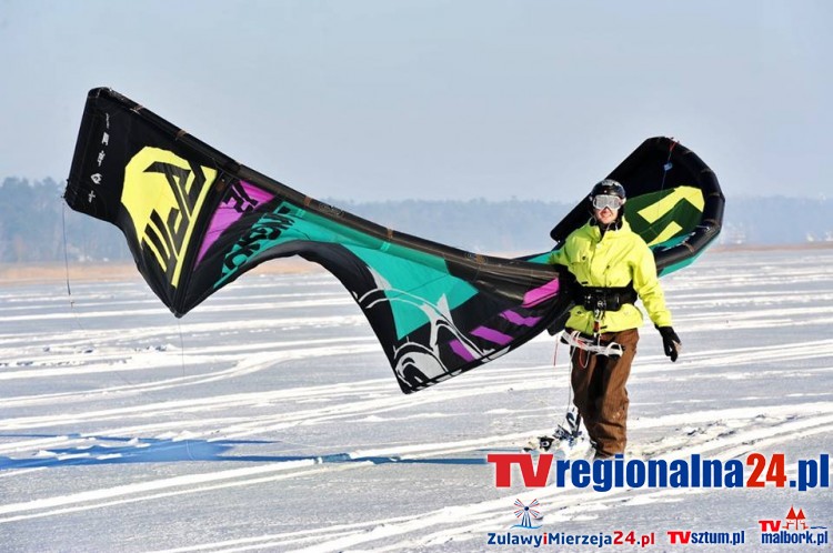 Kąty Rybackie. Zalew Wiślany. Wykorzystali zimę na maxa! - 27.01.2016