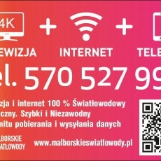 Mega Szybki internet: Malbork, Nowy Staw, Nowy Dwór Gdański, Frombork. Internet z prędkością światła w twoim mieszkaniu