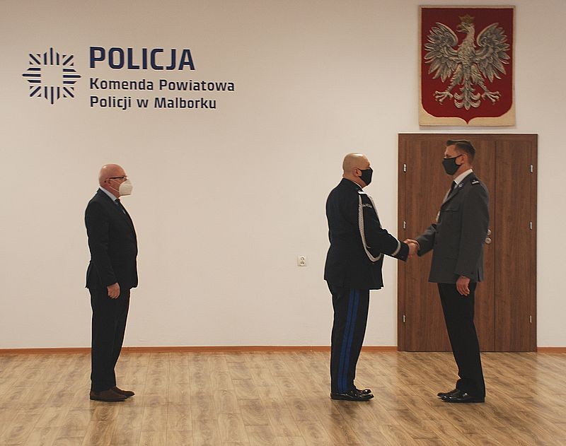 Malbork. Podinsp. Dariusz Zeler objął stanowisko Komendanta Powiatowego Policji.