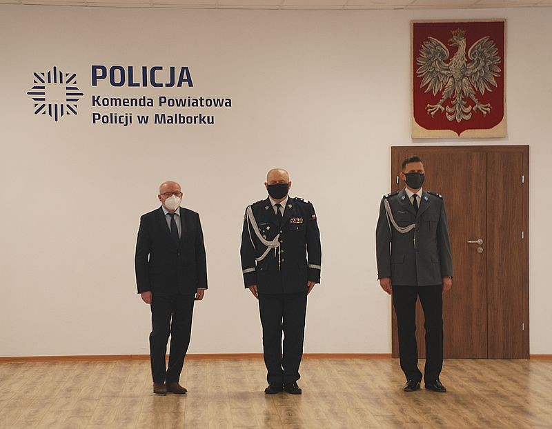 Malbork. Podinsp. Dariusz Zeler objął stanowisko Komendanta Powiatowego Policji.