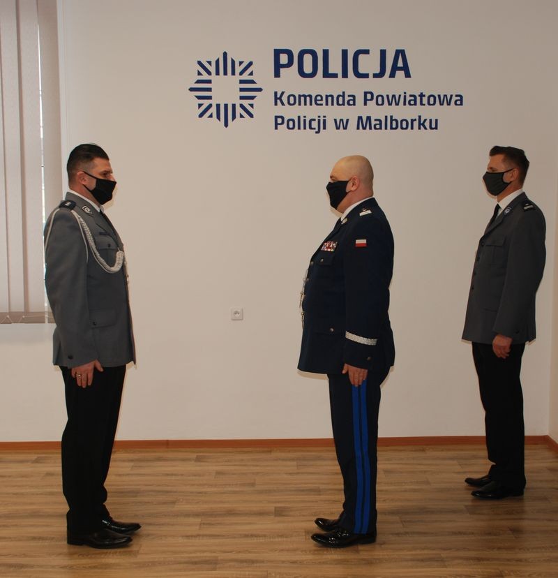 Malbork. Podinsp. Dariusz Zeler objął stanowisko Komendanta Powiatowego Policji.