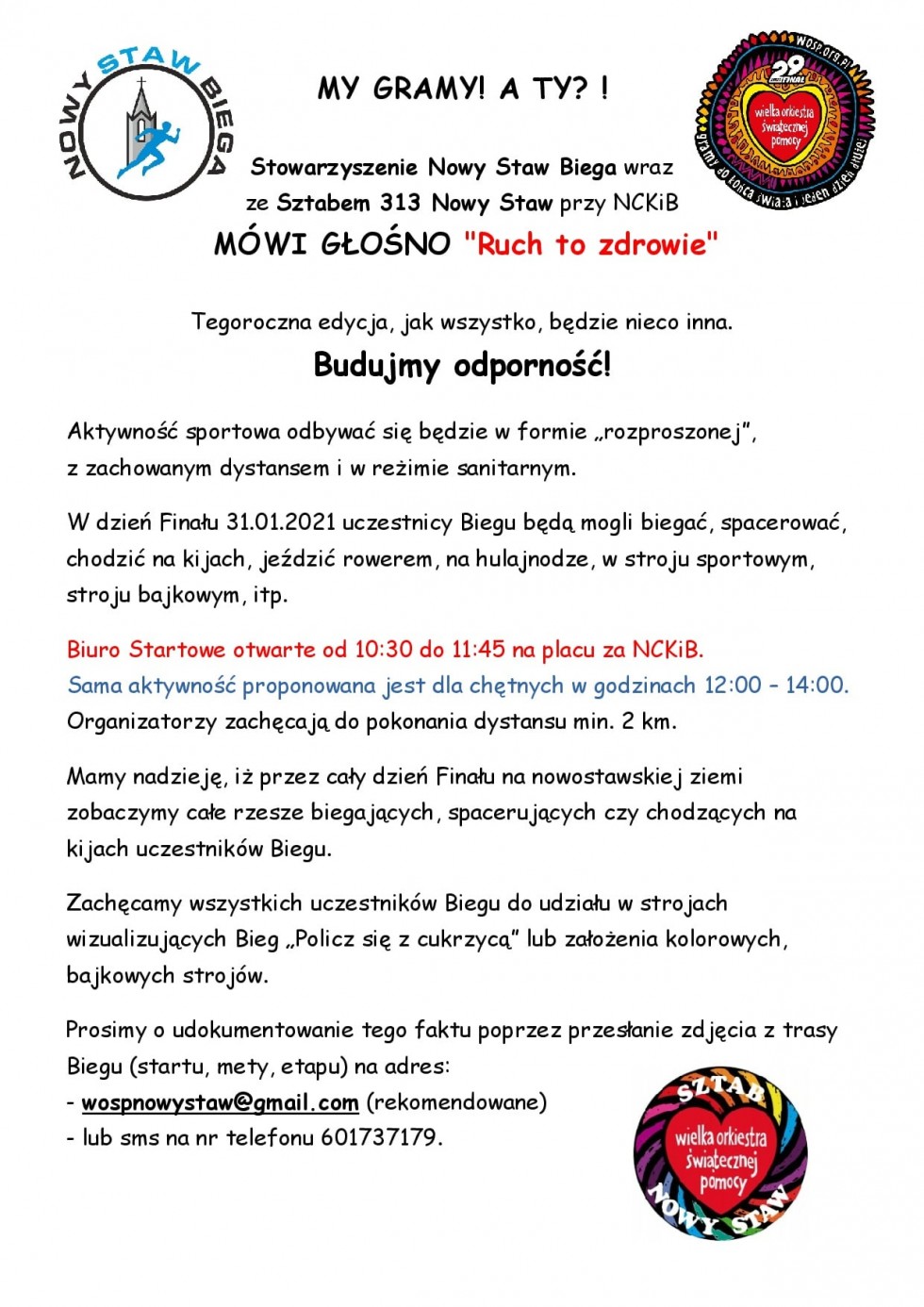 W niedzielę 29 Finał Wielkiej Orkiestry Świątecznej Pomocy. Sprawdź, co będzie się działo w naszym powiecie.