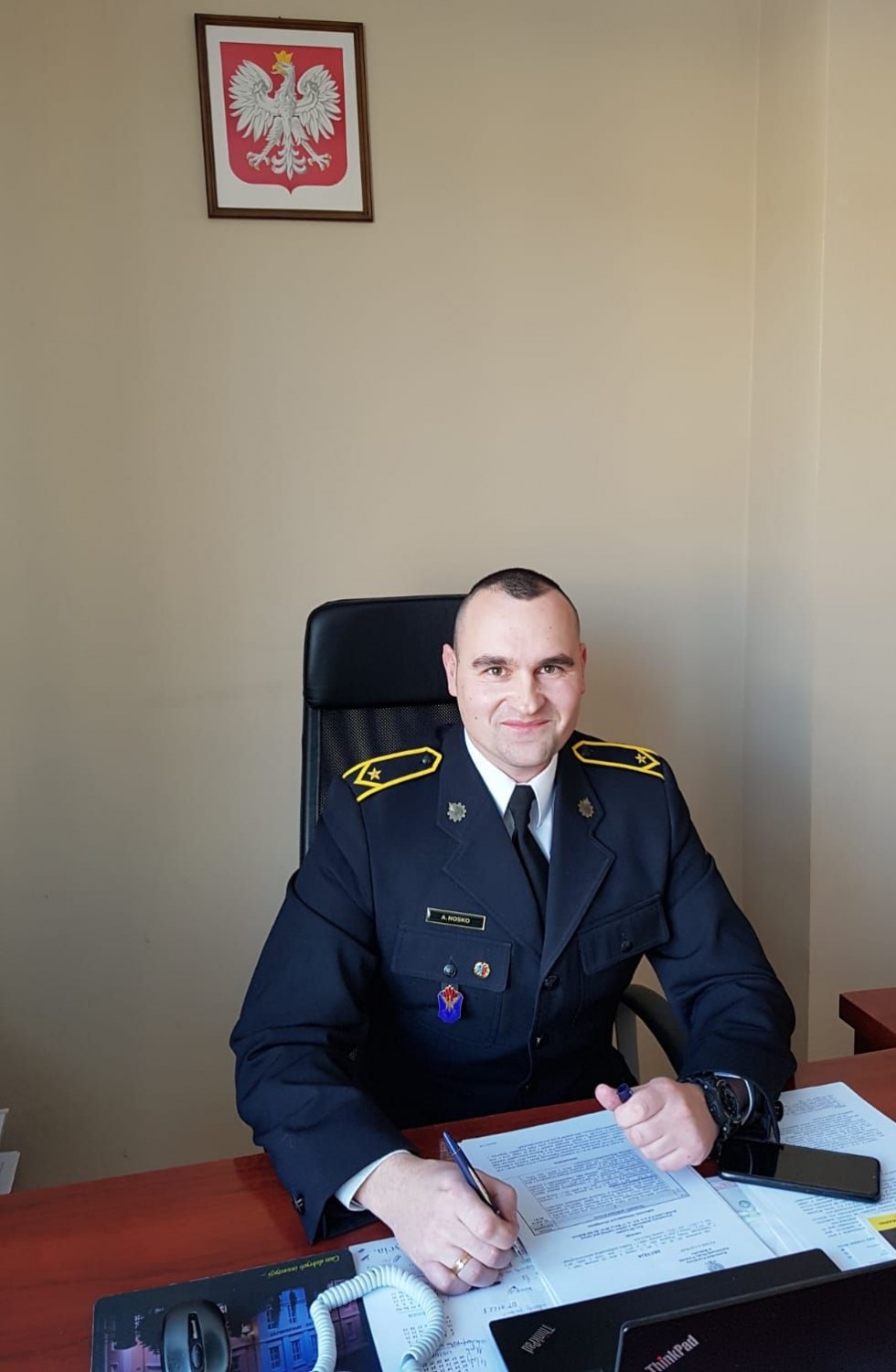 Malbork. Zmiana na stanowisku oficera prasowego KP PSP.