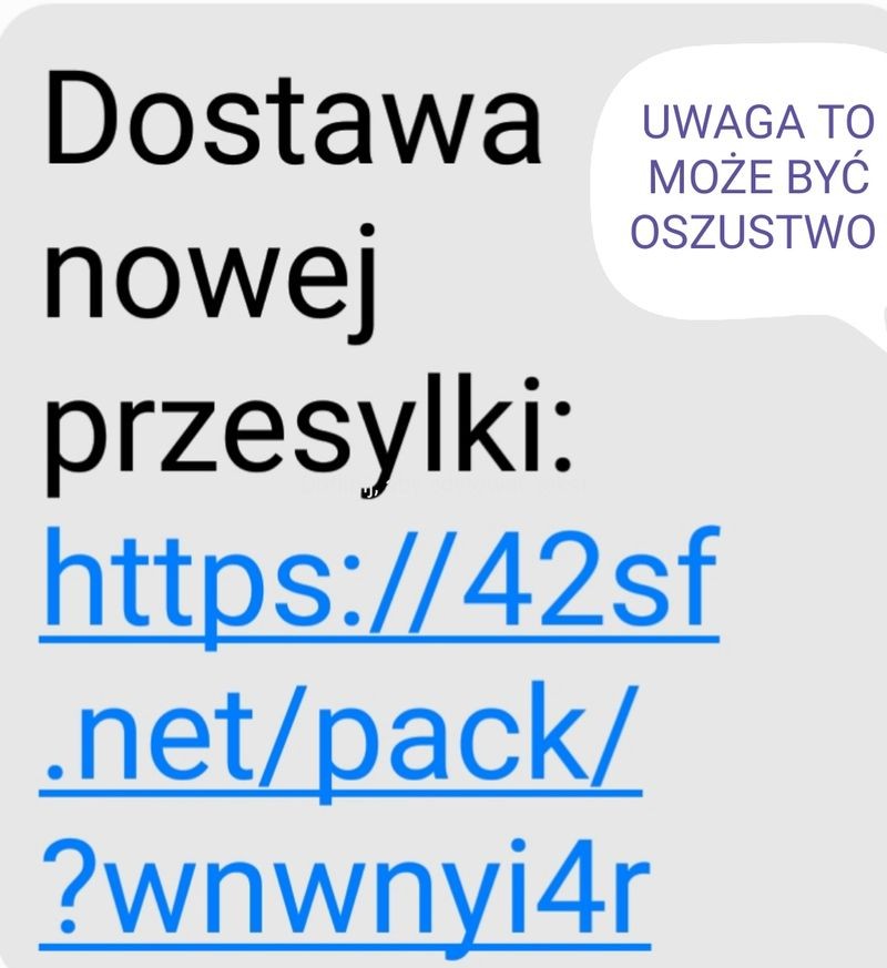 Dostałeś wiadomość SMS z prośbą o dopłatę do przesyłki? Uważaj, to może być oszustwo!