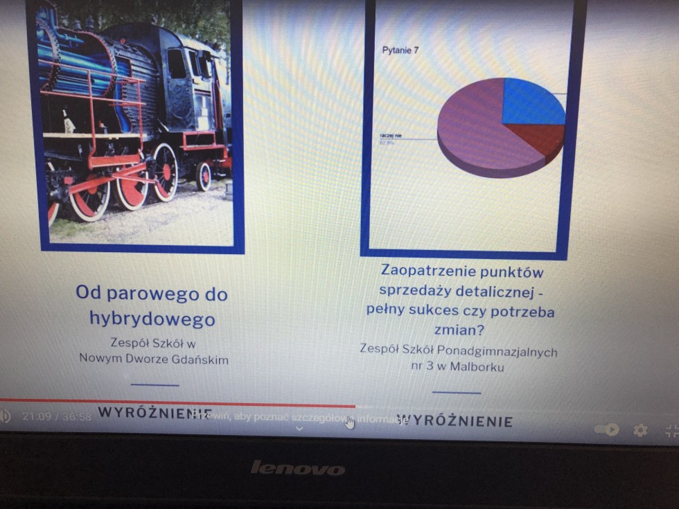 Malbork. Uczniowie ZSP3 wyróżnieni w konkursie wojewódzkim.