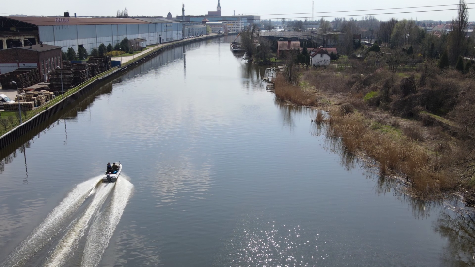 Port Morski w Elblągu z drona - Przekop Mierzei Wiślanej