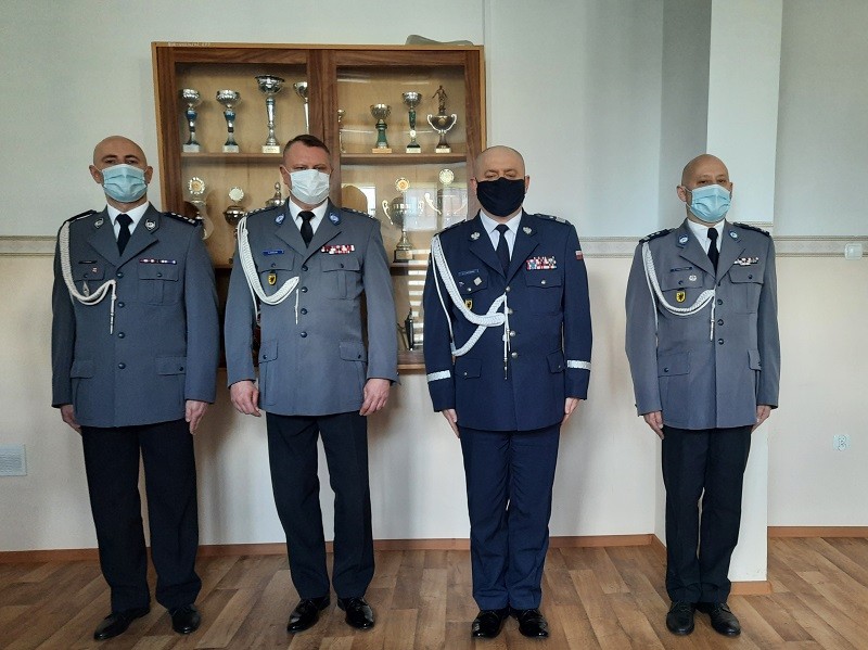 Sztum. Zmiana warty w policji -  Komendant insp. Tomasz Czaja odszedł na emeryturę.