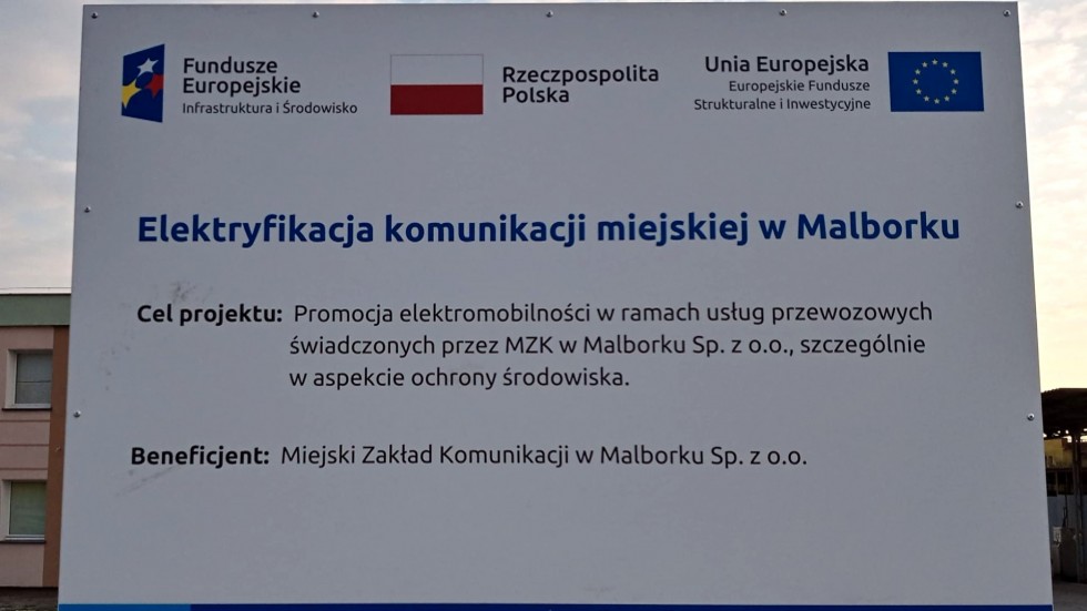 Malbork. Pierwszy elektryczny autobus wyjedzie na ulicę już w czerwcu.