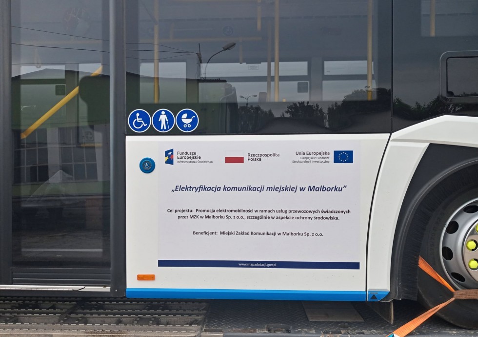 Pierwszy malborski elektryczny autobus już na bazie Miejskiego Zakładu Komunikacji. [zdjęcia]