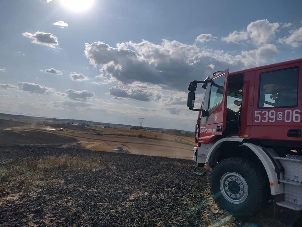 Plaga pożarów w powiecie i niebezpieczne kolizje – raport sztumskich służb mundurowych.